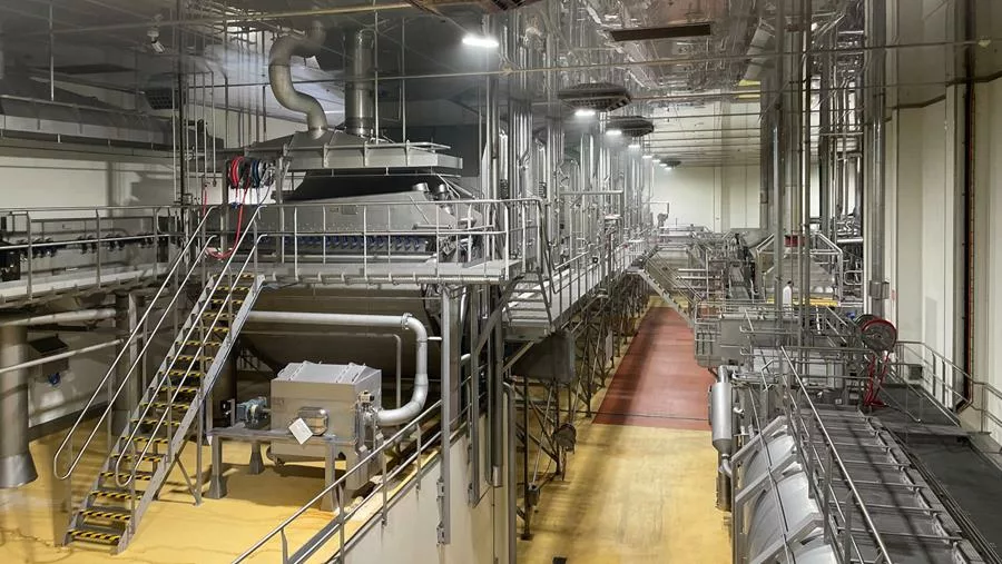 Afbeelding van hoge temperatuur resistente verlichting bij voedingsindustrie Farm Frites