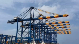 Verlichting in een STS Havenkraan met Snapper HC