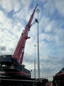 Steel light poles