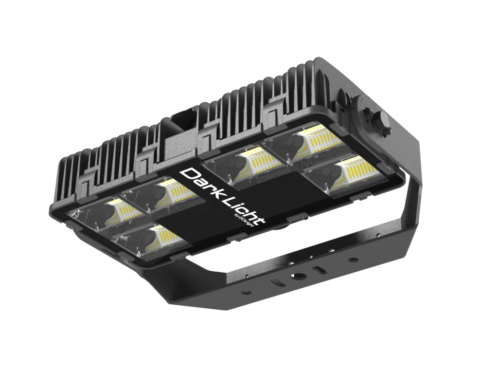Productrender van de DarkLicht DL1 INT full-cut-off vlakstraler