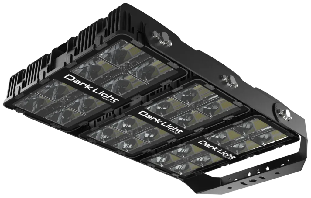 Render del producto del proyector plano de corte total DarkLicht DL3 EXT